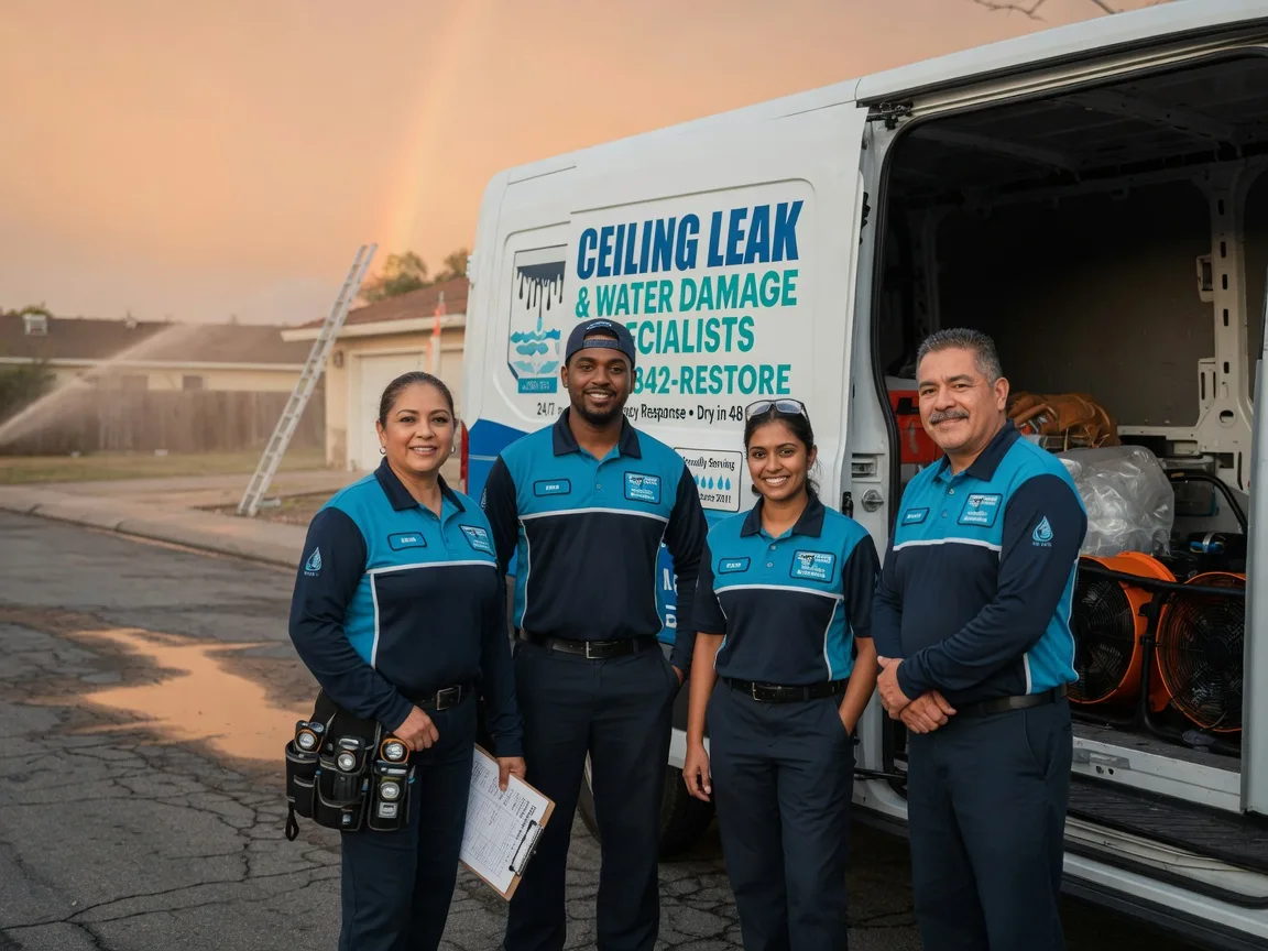 Ceiling Leak Cleanup company in Unity, OR