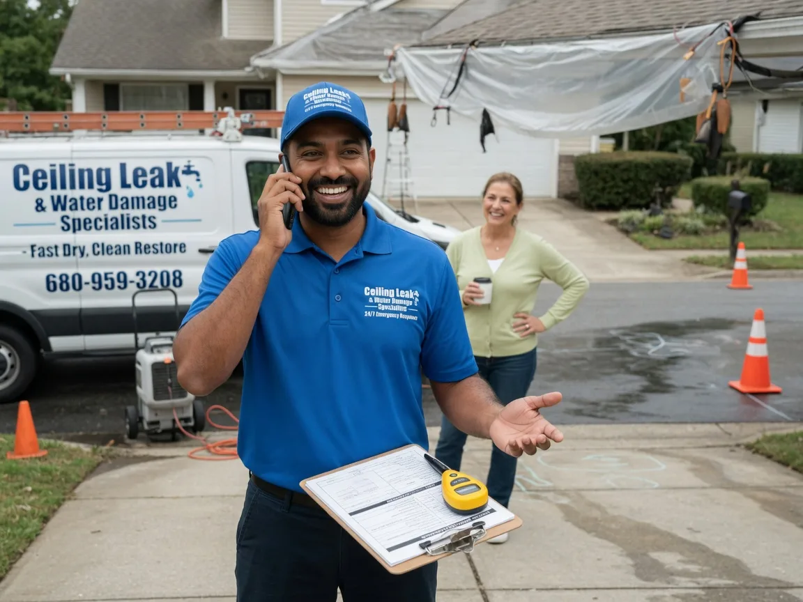 Ceiling Leak Cleanup Unity, OR FAQs
